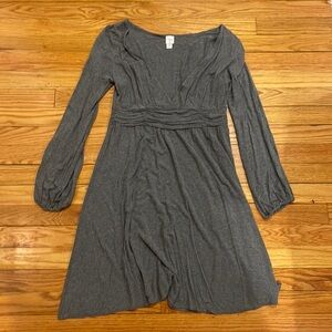 Aqua Long Sleeve Dress